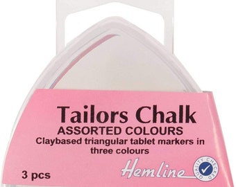 Hemline Tailors Chalk: 3er-Pack verschiedene Farben von Simply Sew Crafty™