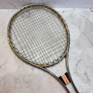Vintage Steel Tennis Racket Wilson - Etsy