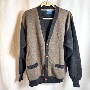 Vintage Pendleton Cardigan Pure Virgin Wool Mens L Country Traditionals Grandpa image 1