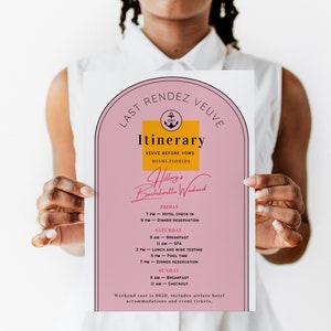 Last Rendez Veuve Bachelorette Bundle, Veuve Before Vows, Editable ...