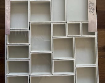 Tim Holtz Idea-ology Configurations Tray • Discontinued Assemblage Shadow Box Craft Supply