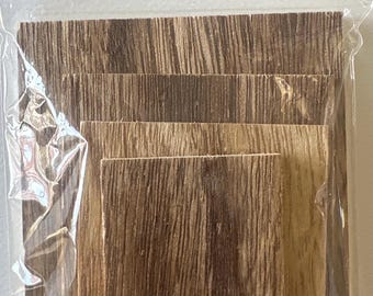 Tim Holtz Idea-ology Vignette Panels TH93295, 4 Wood Panels for Collage Mixed Media Assemblage Shadow Box Projects