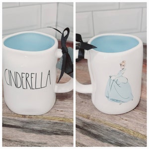 Rae Dunn Disney Cinderella Princess Coffee Mug Artisan Collection by Magenta