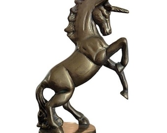 入荷待ち！ユニコーン 神馬 真鍮 置物 インテリア 置物 ユニコーン