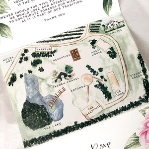 Custom MAP/Hand drawn/Line Art/Watercolour