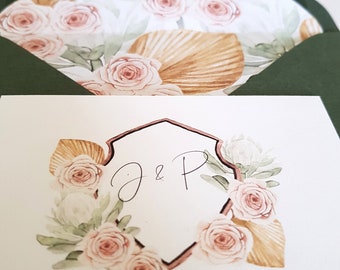 CREST Rose Design/Envelope Liner