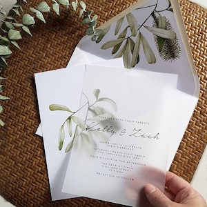 Envelope Liner/BANKSIA Vellum Design/Envelopes