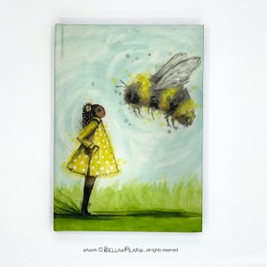 hardcover journal fashion Illustration fashion girl gift fashion art  Bella Pilar, Bea and the Honey Bee