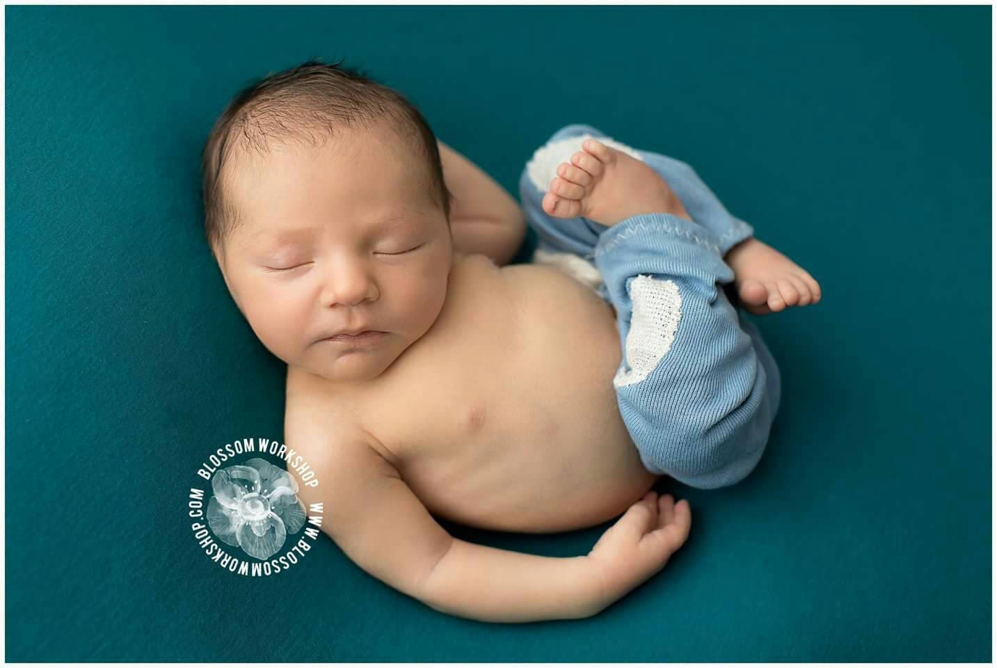 Blue Baby Pants Baby Boy Clothes Newborn Photo Prop Etsy