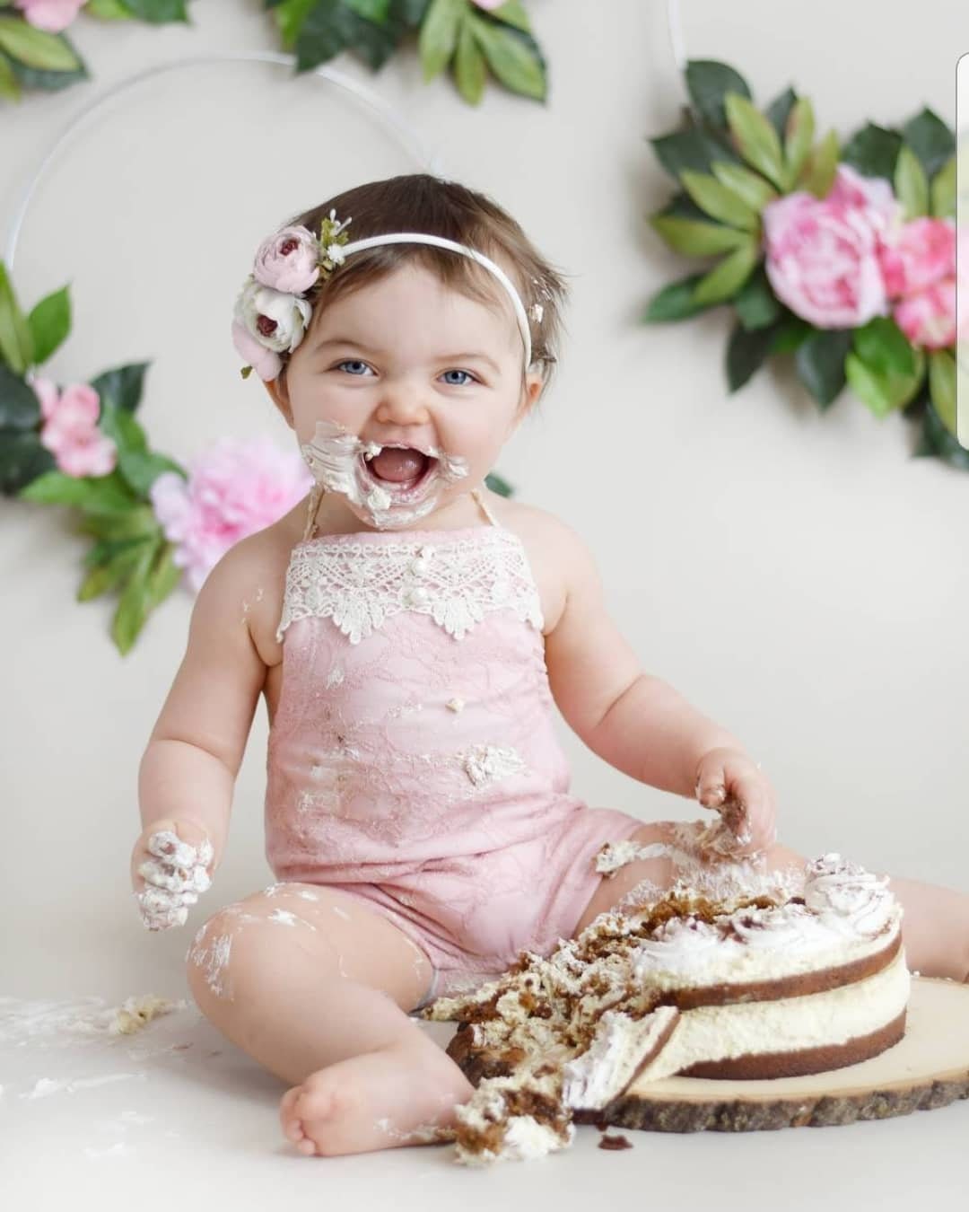 baby lace romper