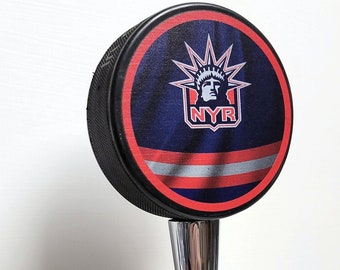 New York Rangers NHL Reverse Series Hockey Puck Beer Tap Handle
