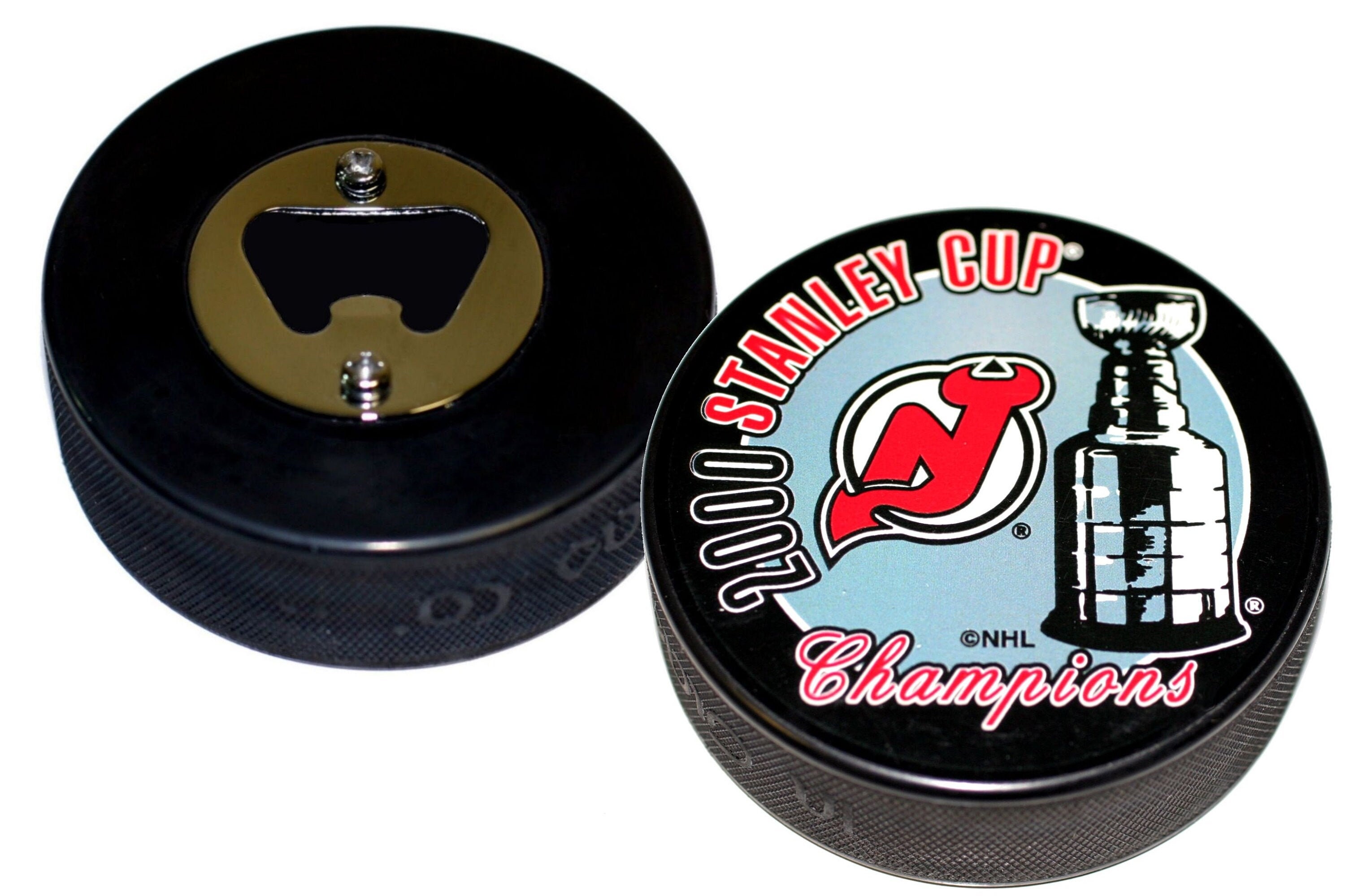 New Jersey Devils NHL Stanley Cup Champions Hockey Puck Beer 