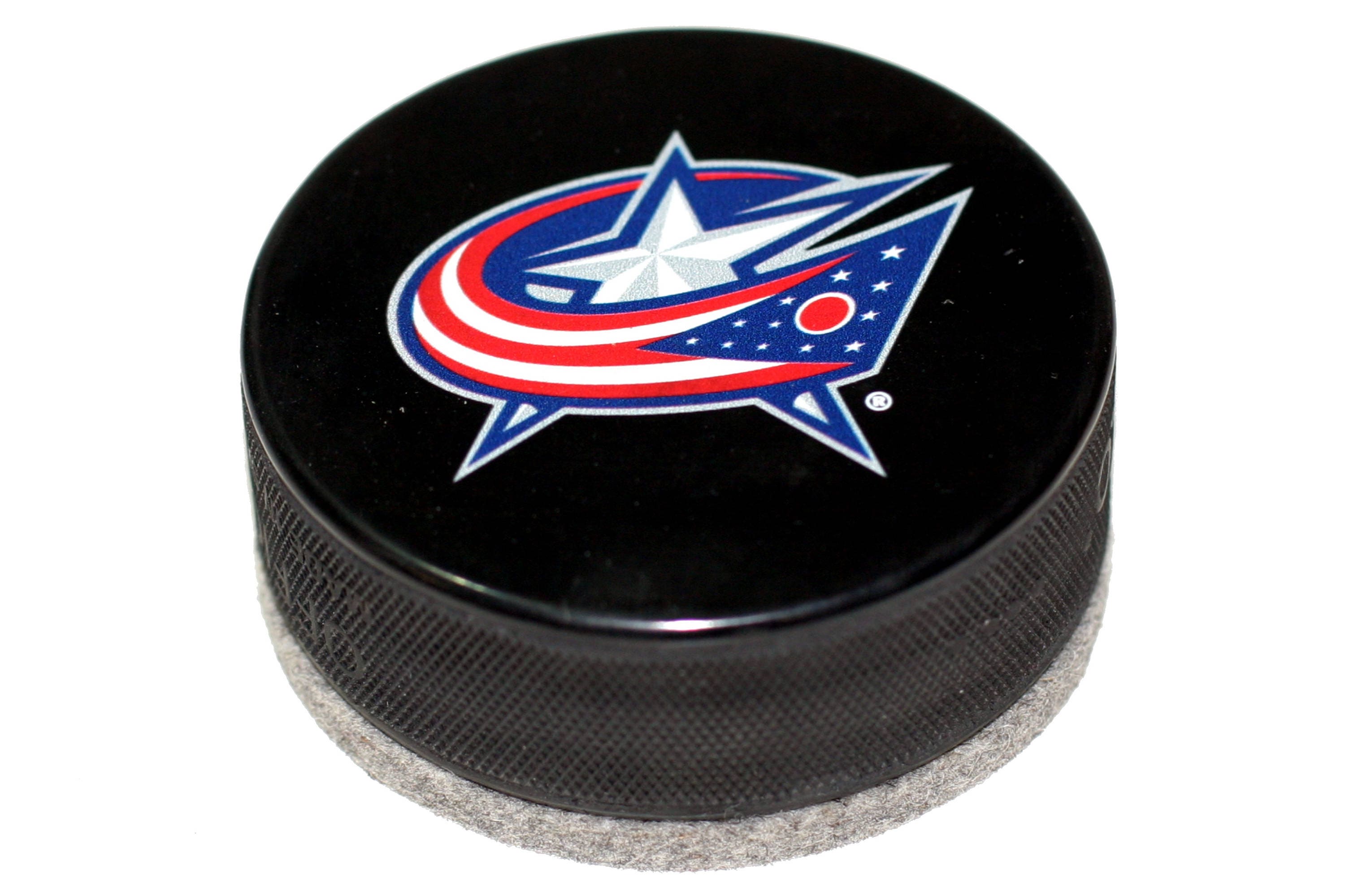 columbus blue jackets hockey puck
