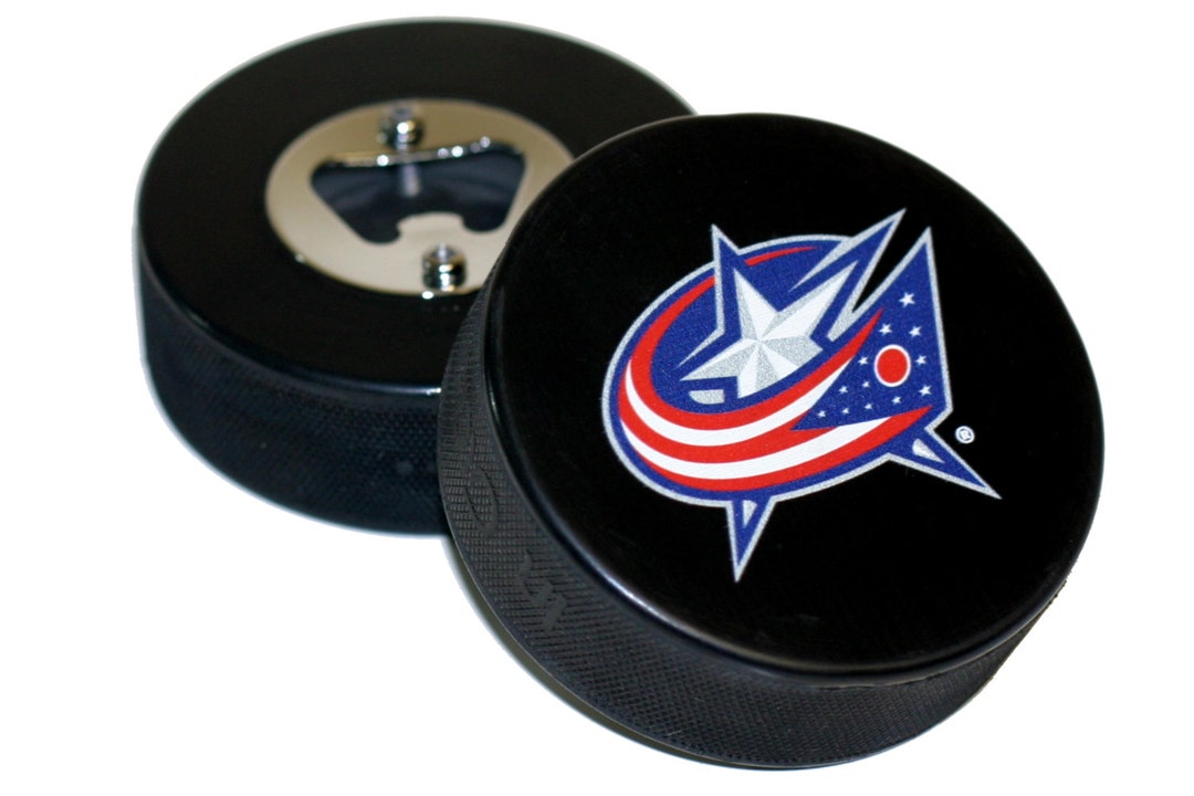 WinCraft 3208572962 Columbus Blue Jackets Hockey Puck, Est 2000 - Bulk