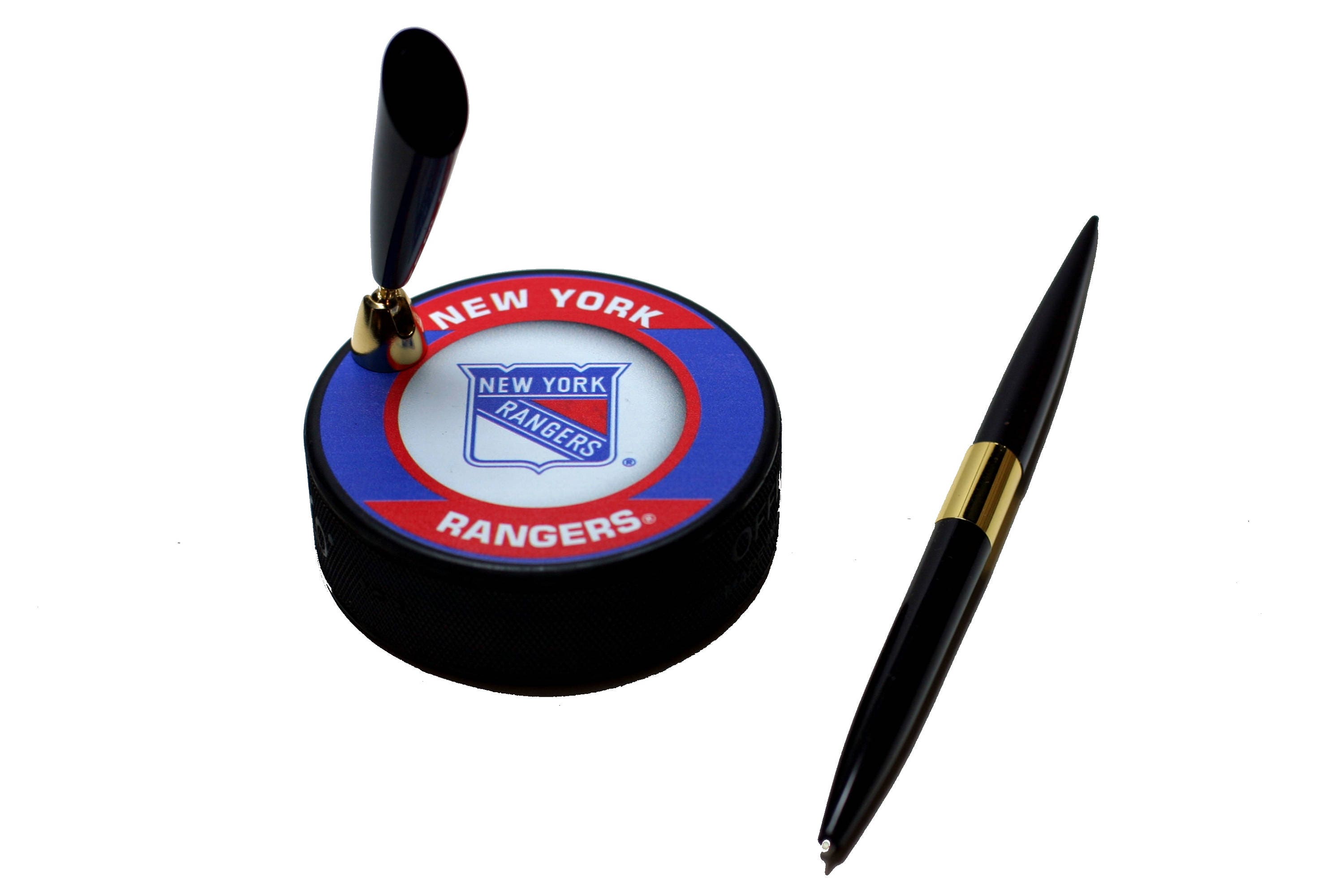 New York Rangers NHL Retro Series Hockey Puck Desk Pen Holder Etsy