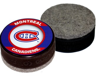 Montreal Canadiens Retro Series Hockey Puck Board Eraser For Chalk & Whiteboards