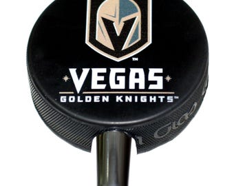 Vegas Golden Knights Basic Series Hockey Puck Beer Tap Handle