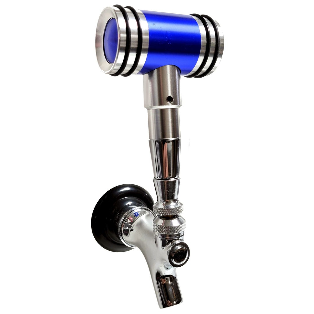 Speed Series Machined Blue and Silver Gear Shifter Beer Tap Handle Etsy