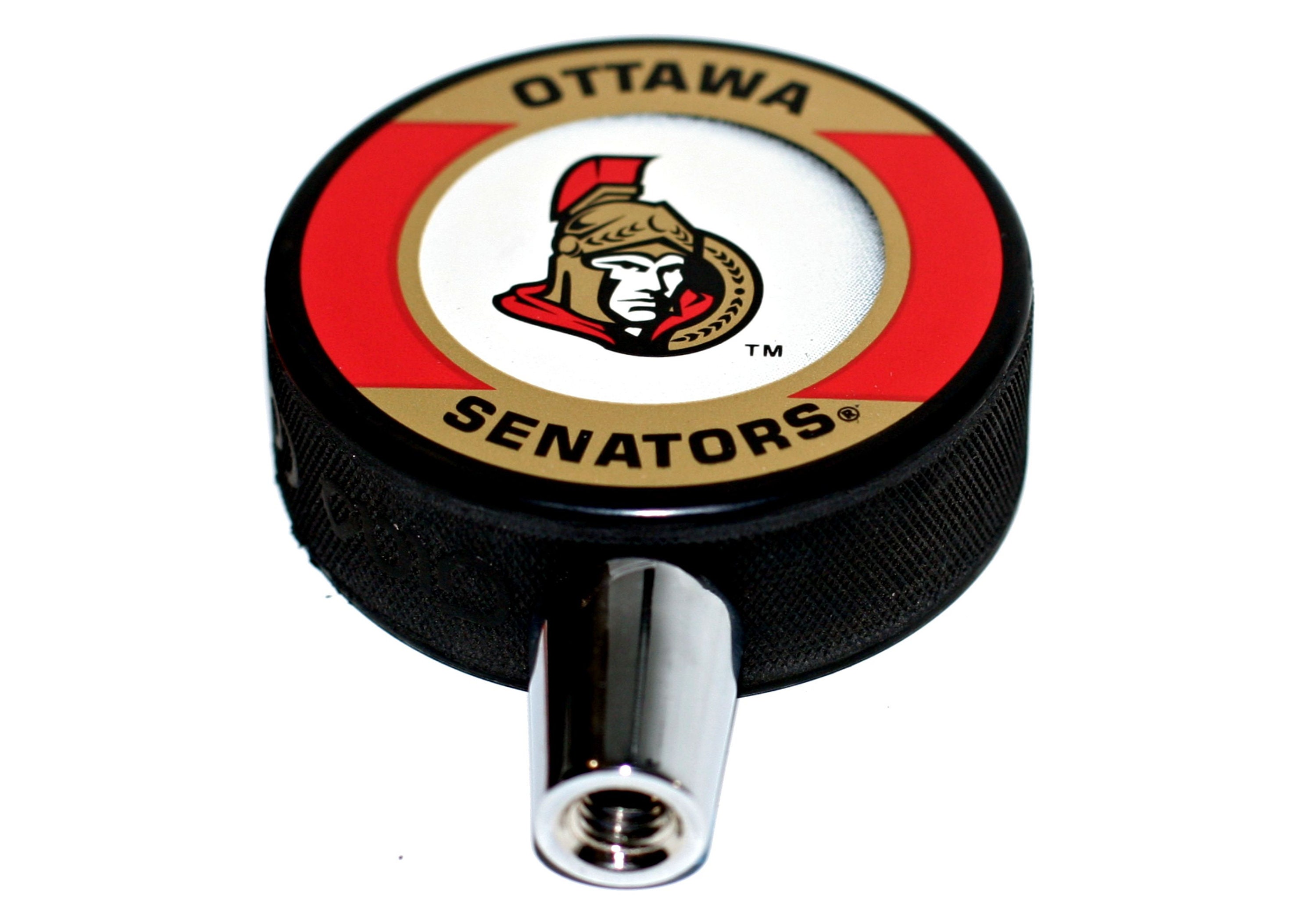 Ottawa Senators Retro Style Hockey Puck Beer Tap Handle