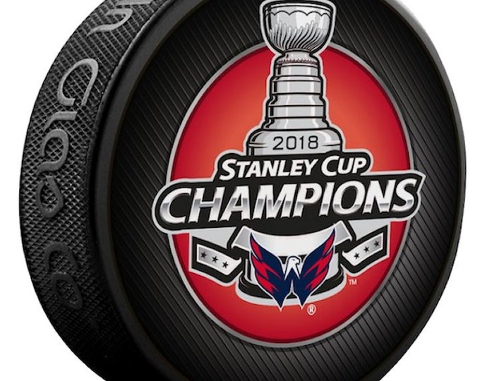 2018 Washington Capitals Stanley Cup Champions Collectible Hockey Puck