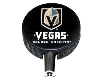 Las Vegas Golden Knights NHL Hockey Puck Beer Tap Handle