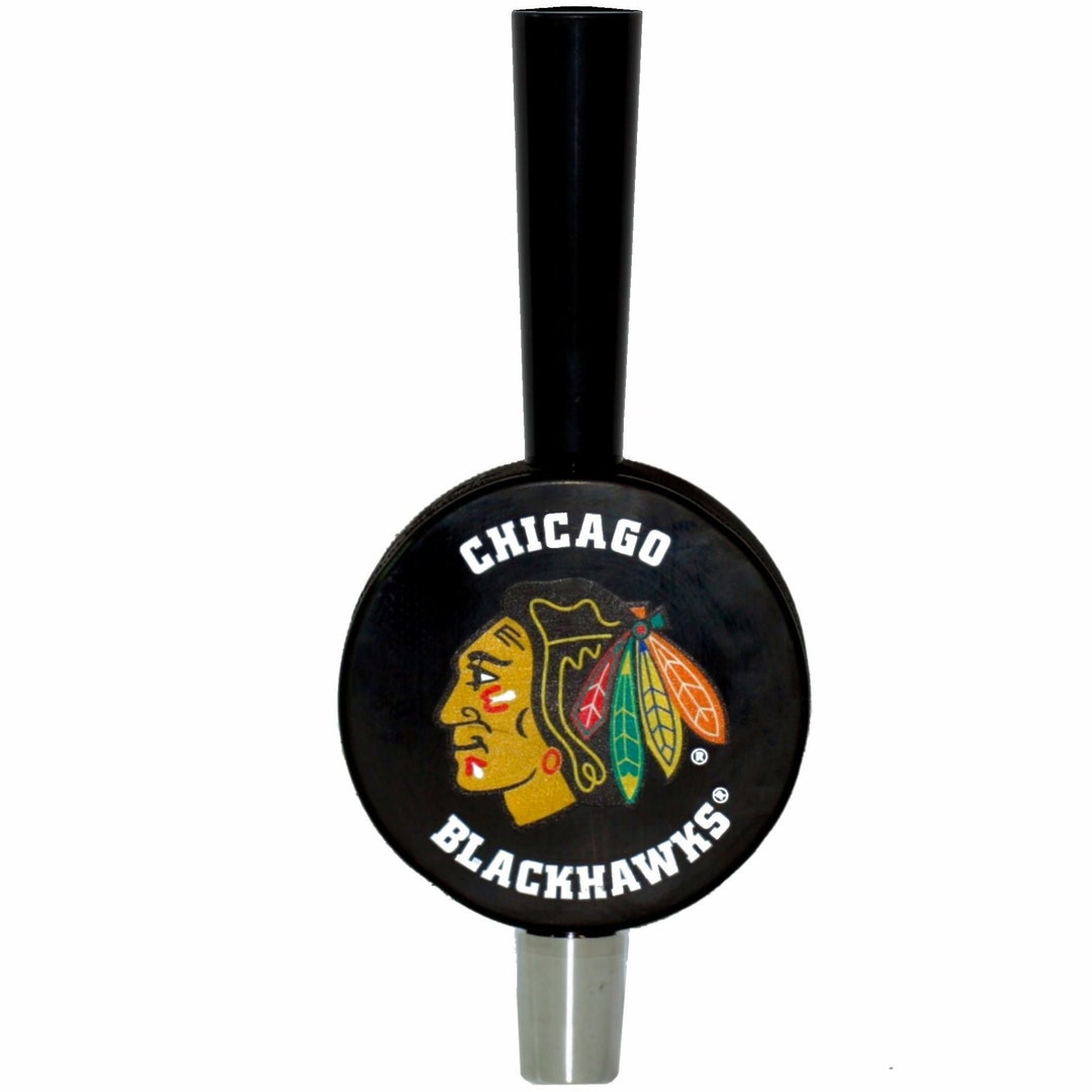 Chicago Blackhawks Tall-boy Hockey Puck Beer Tap Handle - Etsy
