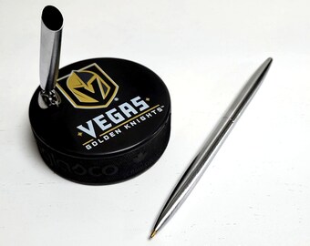 Vegas Golden Knights Basic 55 Series NHL Hockey Puck Desk Pen Holder