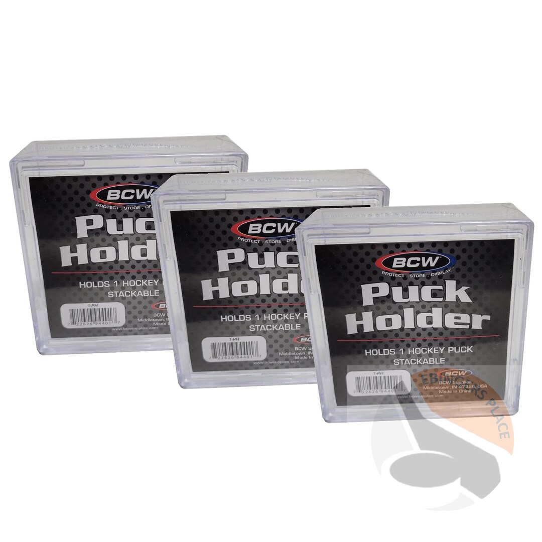 BCW Hockey Puck Display Cube Set of 3 Free Shipping Etsy