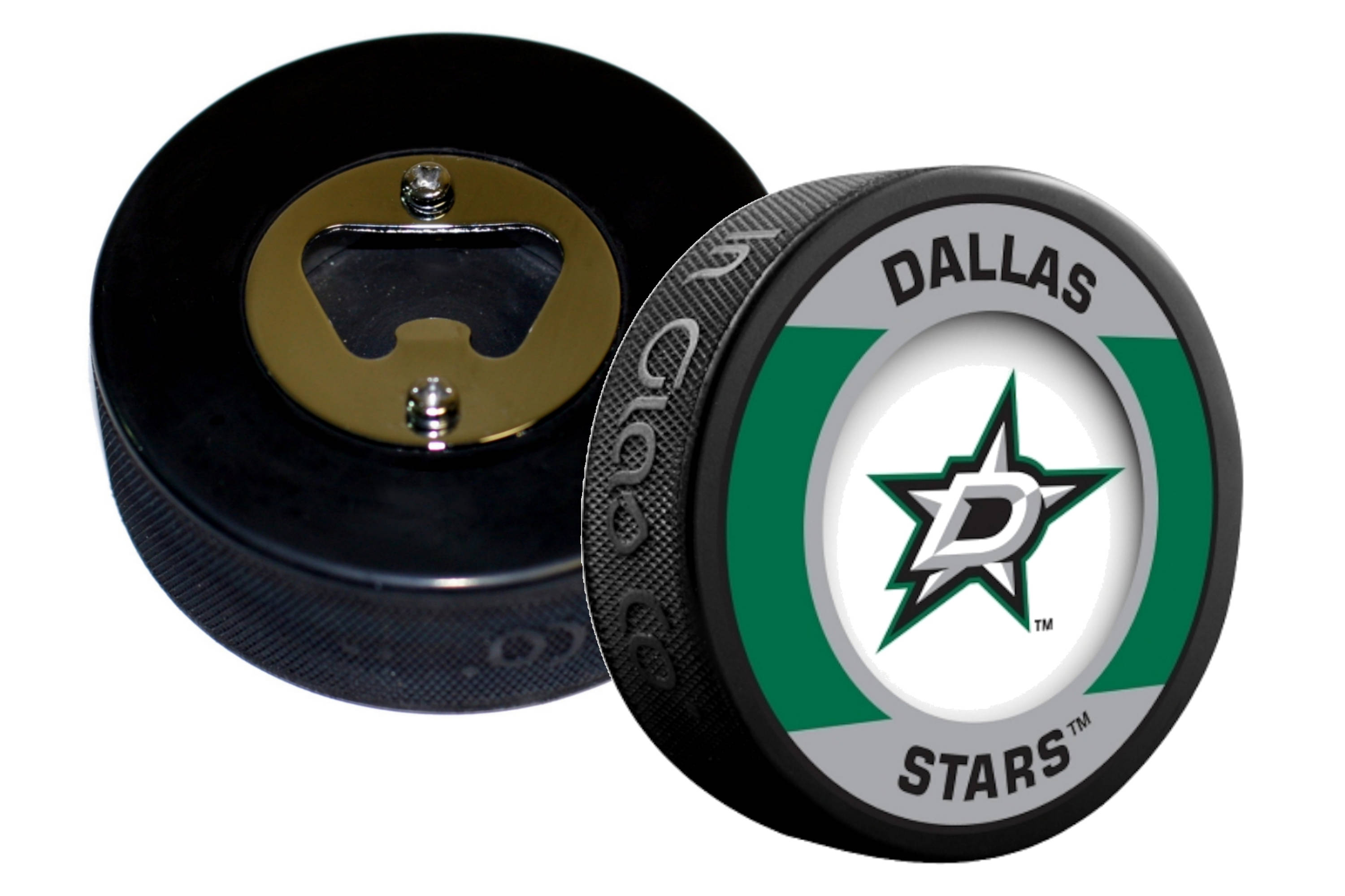 Dallas Stars Official Hockey Puck 4-Pack Collection - Officially Licensed NHL Team Memorabilia