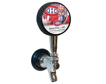 Montreal Canadiens Carey Price NHL Hockey Puck Beer Tap Handle