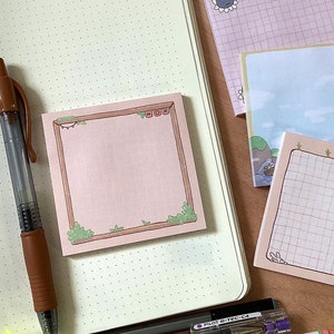 Rustic Webpage || Square Mini Sticky notes 7.2cm || Scrapbooking, planner, diary and organiser accessories