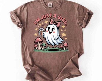 Mädchen Geist Shirt PNG: Halloween Ghostie Design (digitaler Download