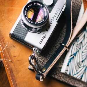 Classic hand strap made of leather Leather Camera Wrist Strap image 2