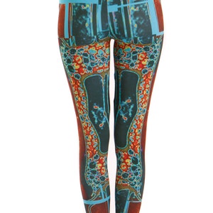 Blue space Leggings image 3