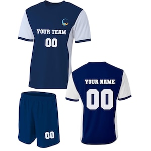 Custom Soccer uniform for Adult and kids, Team Uniform, Personalized Jersey with Logo Team Name Number, personalised soccer jersey and short
