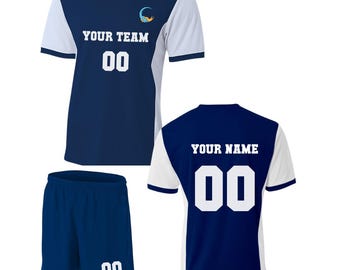 Custom Soccer uniform for Adult and kids, Team Uniform, Personalized Jersey with Logo Team Name Number, personalised soccer jersey and short