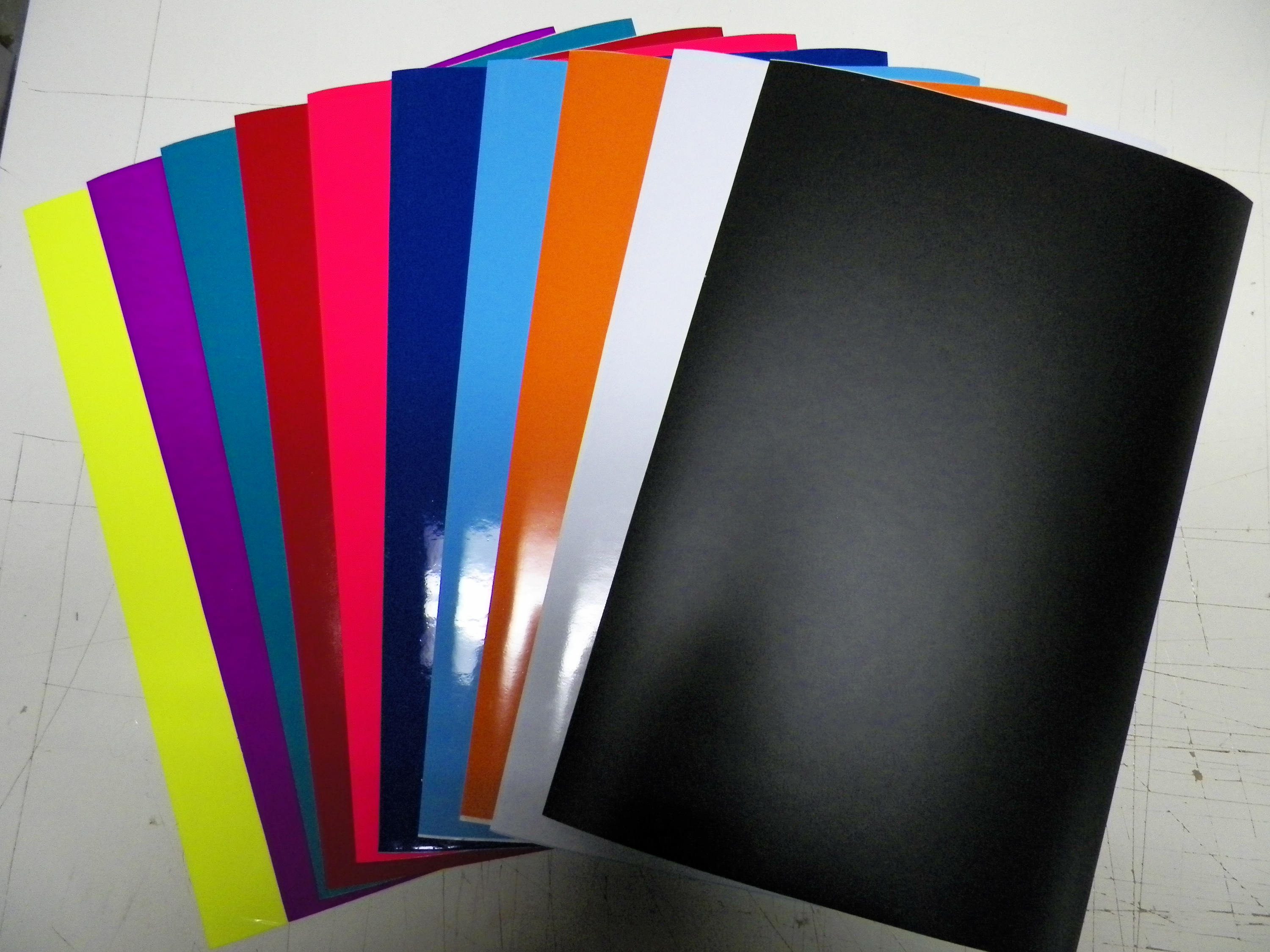 Vinyl sticker material opaque colors 2 sheets 8 inch x 12 Etsy