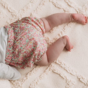 Floral Baby Bloomers: Made with Liberty Fabrics Tana Lawn Cotton Diaper Cover