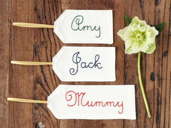 Embroidery name tag outlet