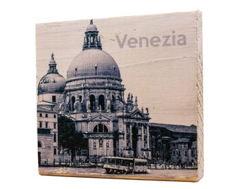 Wooden picture - Venice