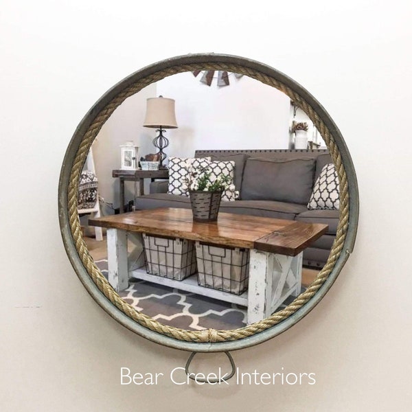 Farmhouse Mirror - Etsy