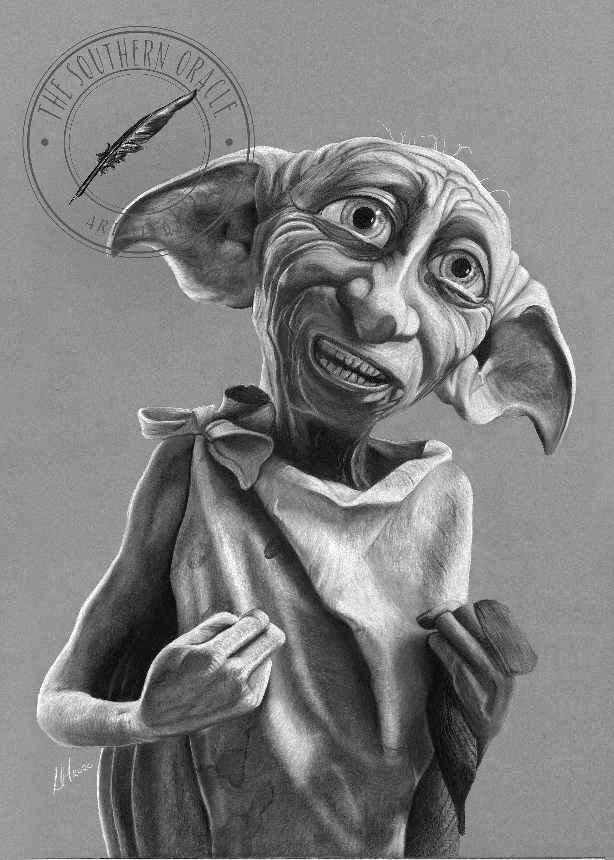 Reproduction of Drawing House Elf / Free Elf -