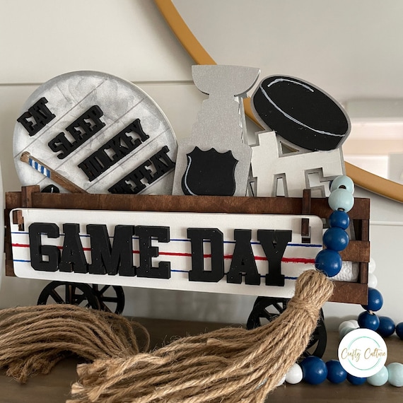 Game Day, Hockey Mom, Hockey Life, Tier Tray, Wagon Inserts