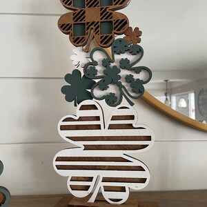 Stacking Clovers-Stacked Shamrocks-Shelf Sitters