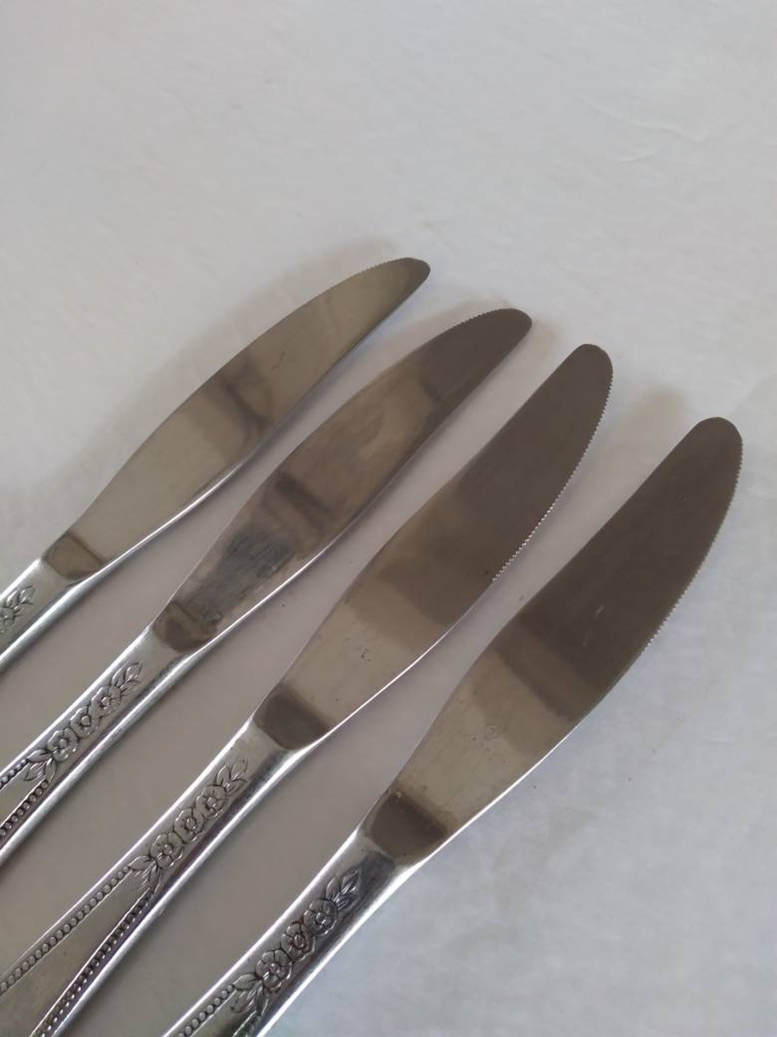 Northland korea stainless steel flatware set of 4 dinner Etsy