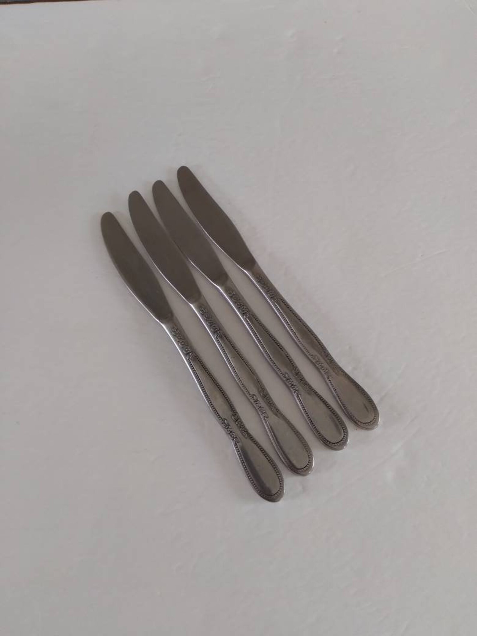 Northland korea stainless steel flatware set of 4 dinner Etsy