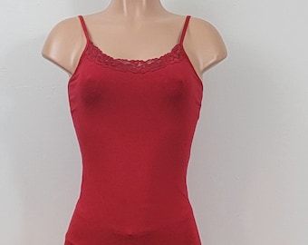 New! The Cami Shop Lace Trim Camisole