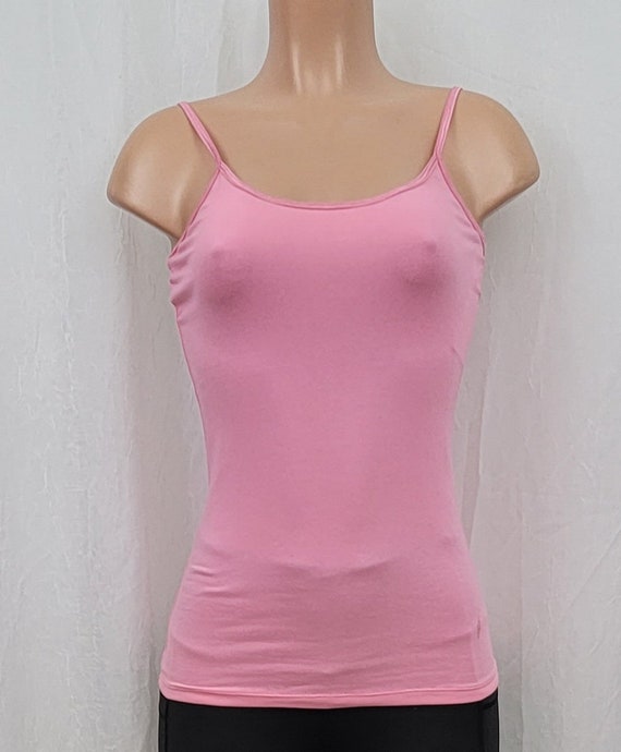 Buy New the Cami Shop Cotton Camisole Candy Pink With Our With-out