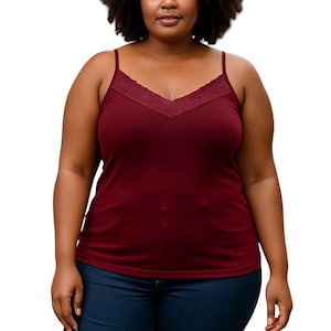 The Cami Shop! Lace Trim Camisole