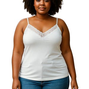 The Cami Shop! Lace Trim Camisole